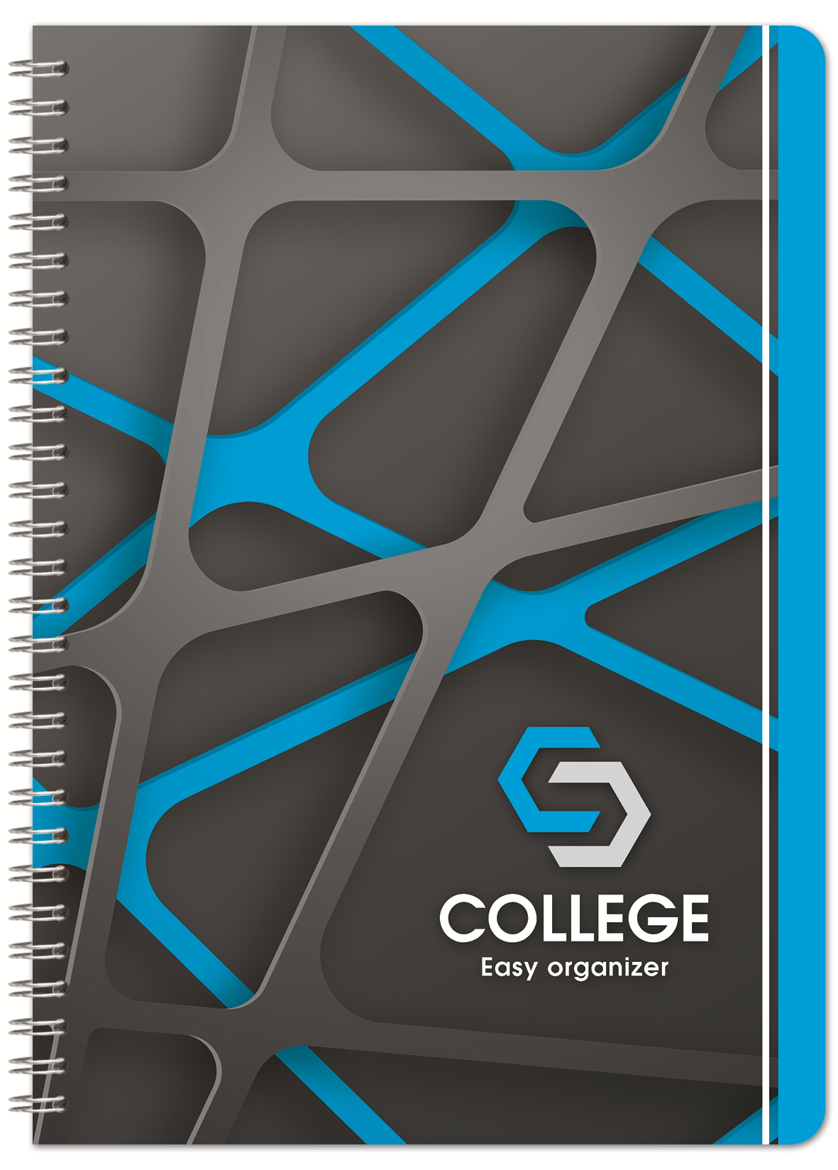 SVESKA SA SPIRALOM B5 KARO COLLEGE ORGANIZER - Knjižara Riznica Beograd